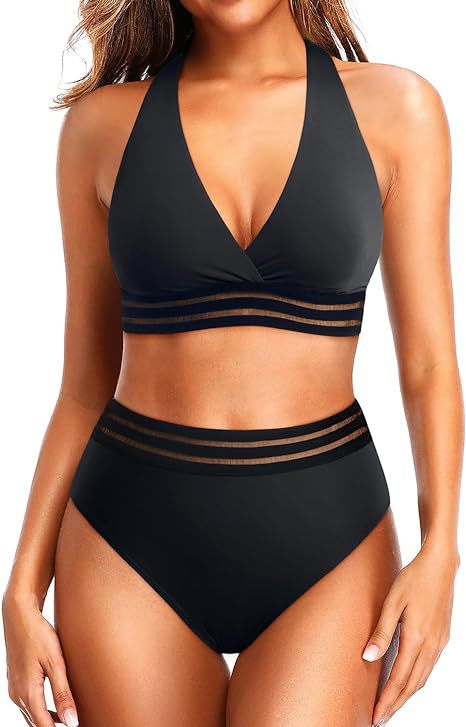 Ladies sporty high-waisted bikini Mune Fashion