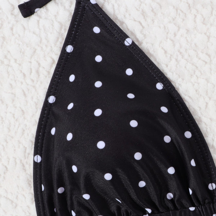 Women's bikini set with playful polka dot pattern and adjustable straps Mune Fashion