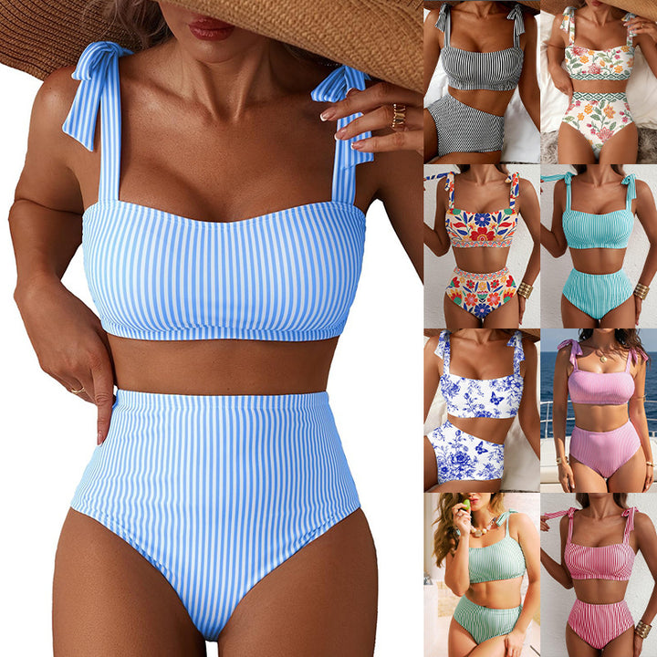 Women High Waist Swimsuit Mune Fashion