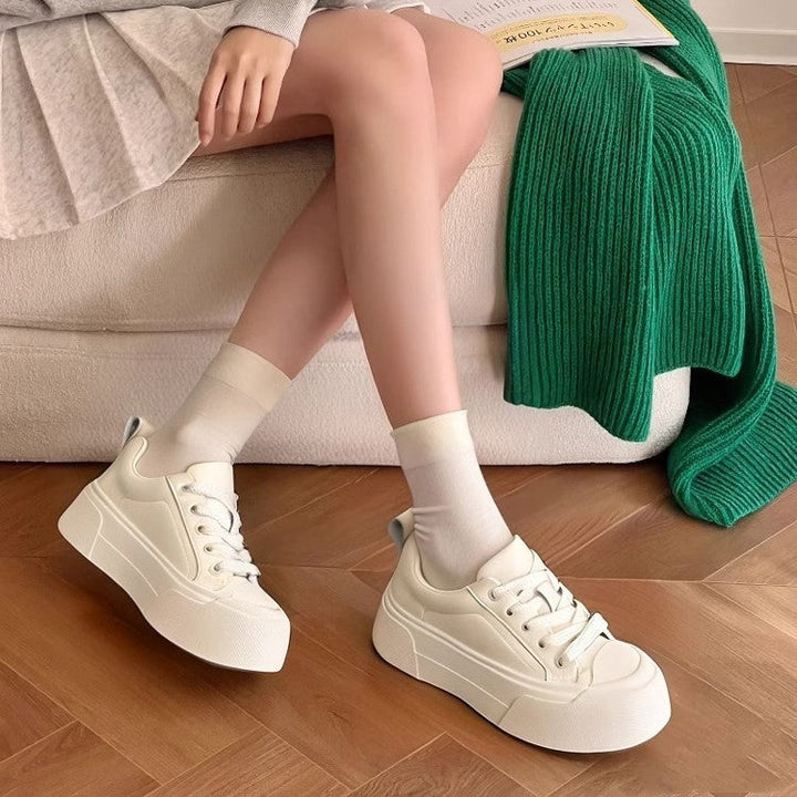 Women's sneakers with raised sole Mune Fashion
