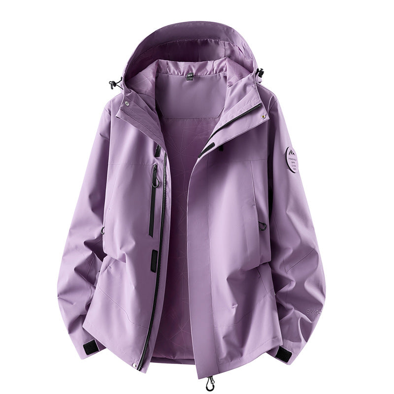 Women's technical three-layer softshell rain jacket with taped seams and multifunctional pockets Mune Fashion