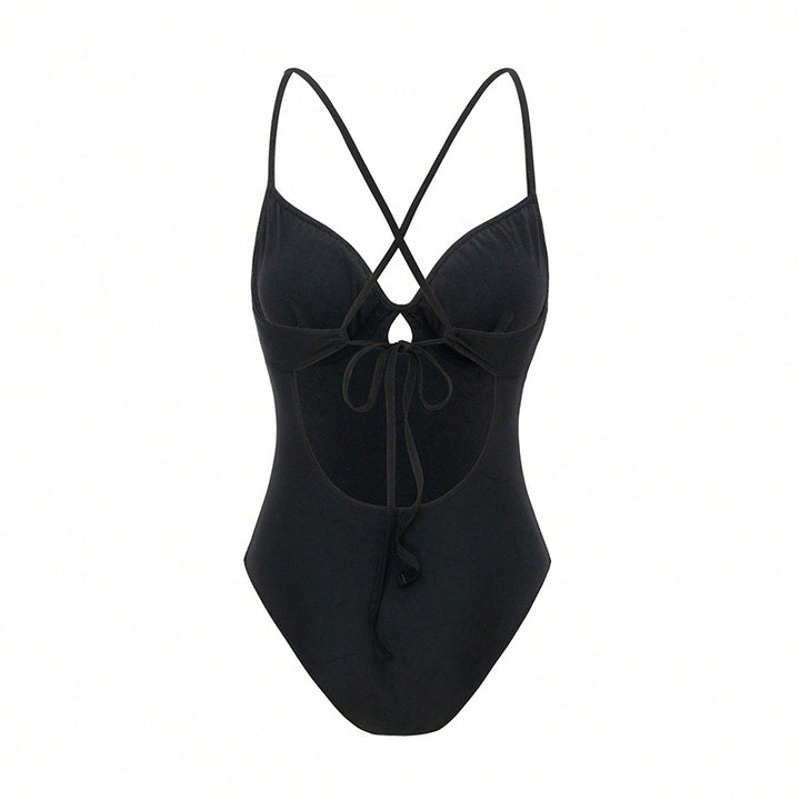 Ladies Elegant One-Piece Swimsuit with Ruffle Details Mune Fashion