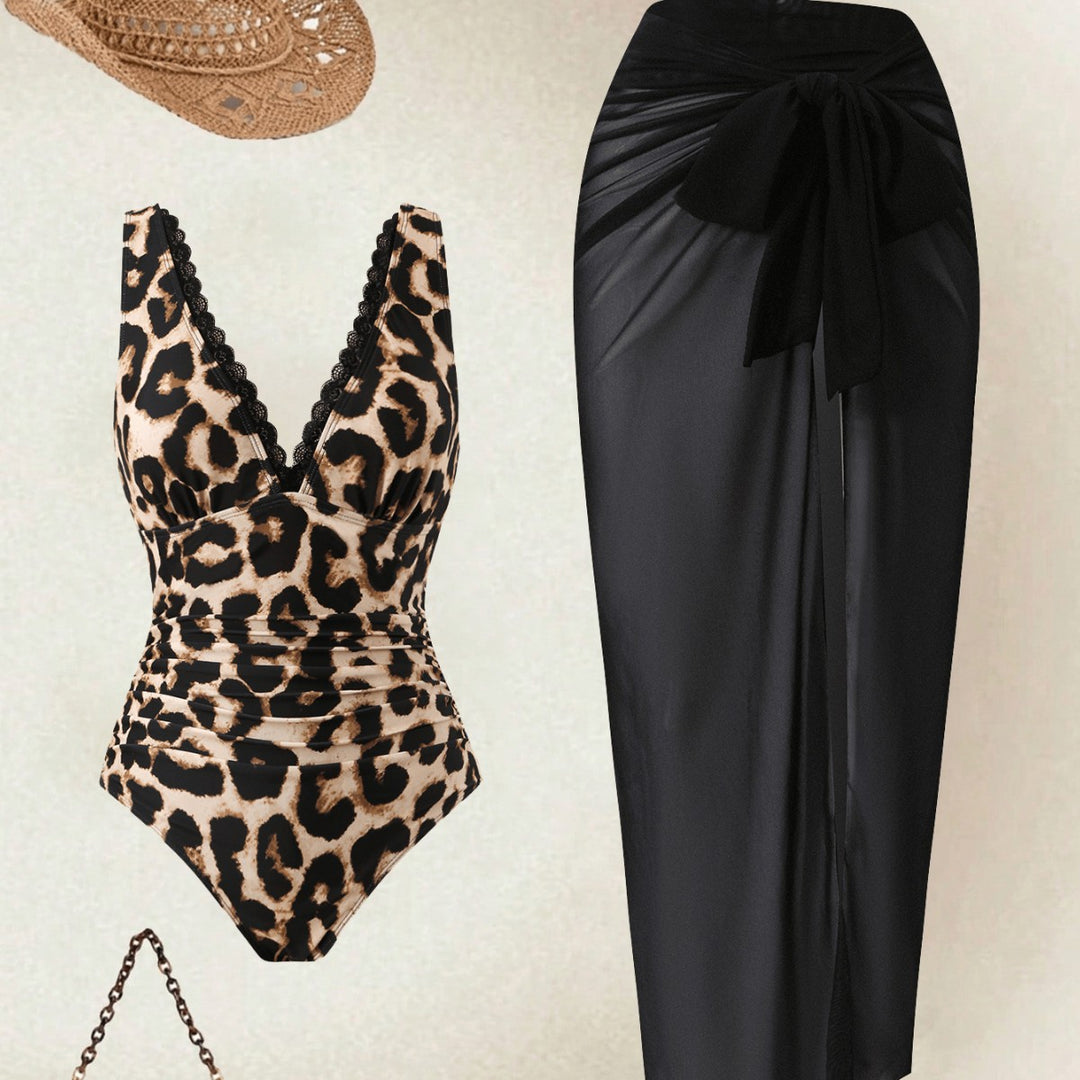 Women's swimsuit with draped skirt Mune Fashion