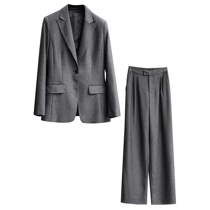 Women Elegant Blazer and Pants Set Mune Fashion