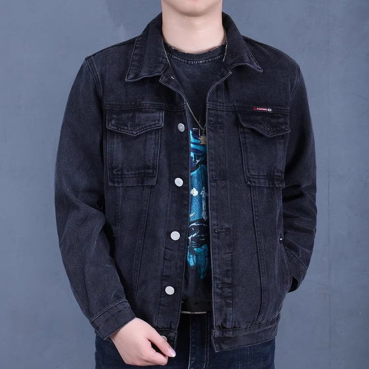 Men's Fashionable Denim Jacket in Vintage Style Mune Fashion