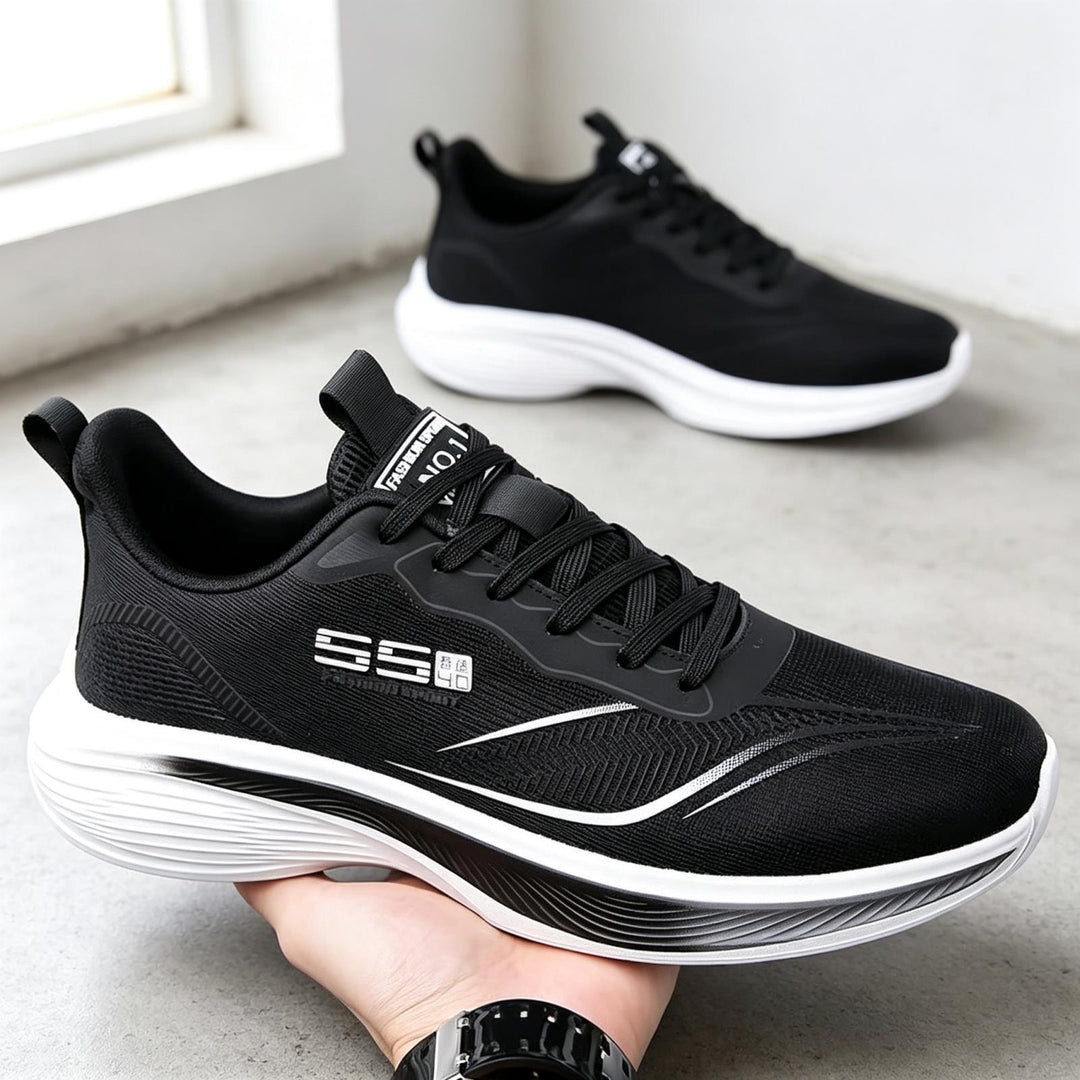 Men's running sneakers with cushioning and breathable upper material Mune Fashion