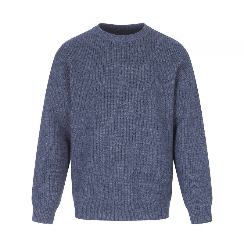Unisex Soft Oversized Ribbed Sweater with Relaxed Fit and Tonal Texture Mune Fashion