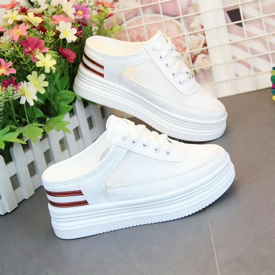 Women Sneakers with high platform sole and elegant strap processing Mune Fashion