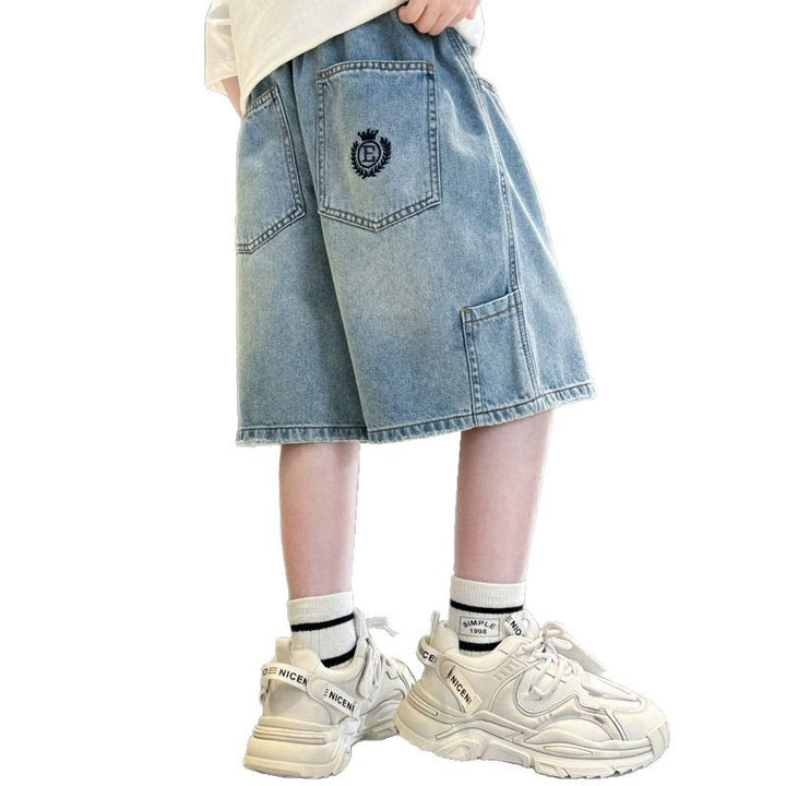 Boys Denim Shorts with practical pockets and cool design Mune Fashion