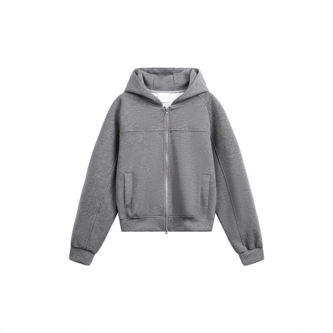 Women's Sporty Hoodie Sweat Jacket Mune Fashion