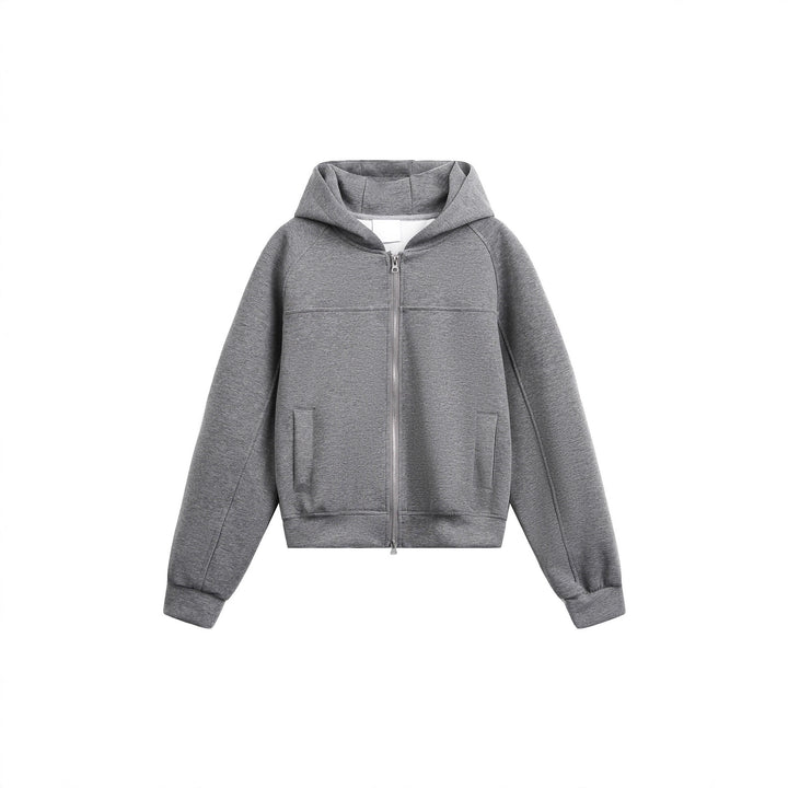 Women's Sporty Hoodie Sweat Jacket Mune Fashion