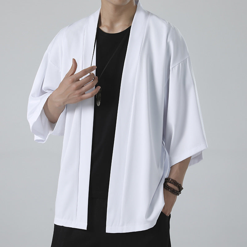 Men's kimono-style short-sleeve jacket in oversized cut Mune Fashion