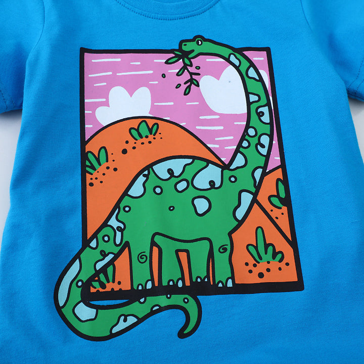Boys T-shirt with creative dinosaur design Mune Fashion