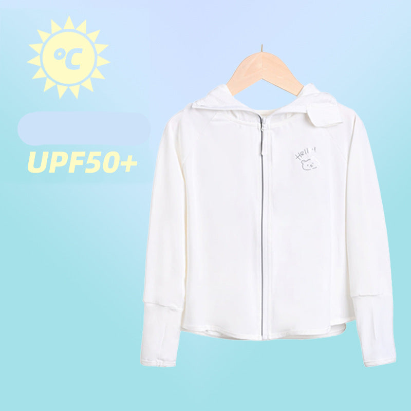 Women’s Sporty UV Protection Jacket with Hoodie Mune Fashion
