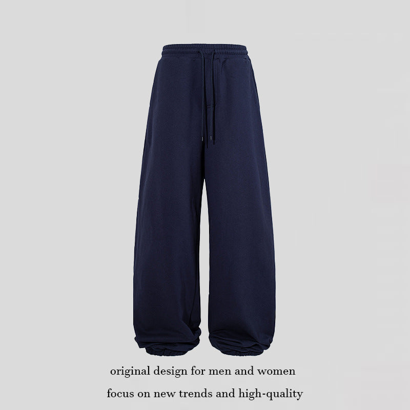 Women's extra-wide palazzo sweatpants with high comfort waistband and balloon hem