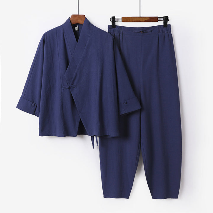 Men's Kimono Jackets and Harem Pants Set Mune Fashion
