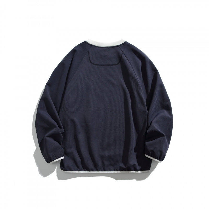 Unisex Oversize Sweatshirt with contrasted chest pocket and raglan sleeves Mune Fashion