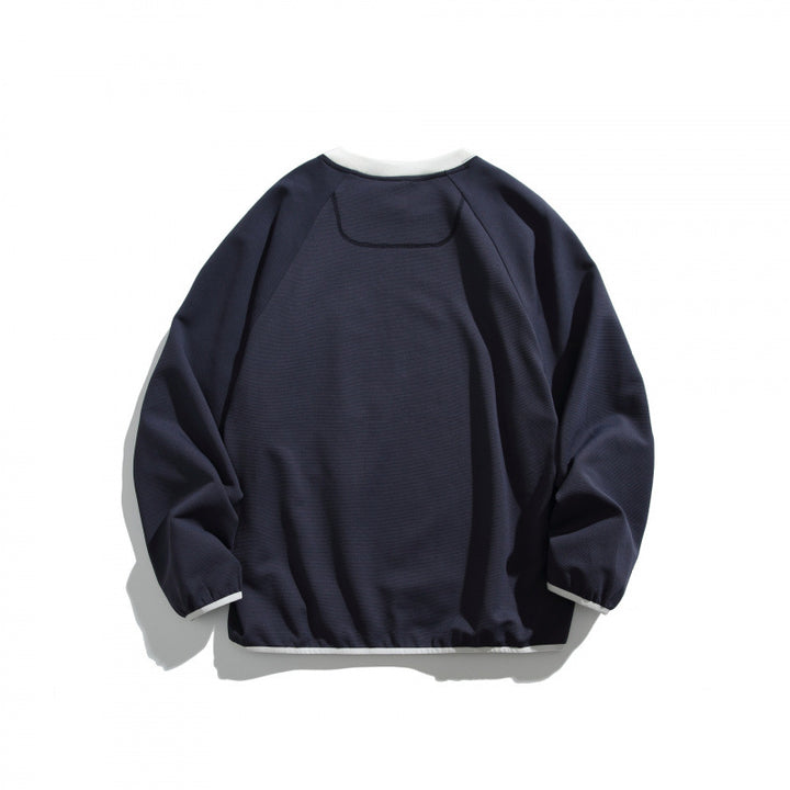 Unisex Oversize Sweatshirt with contrasted chest pocket and raglan sleeves Mune Fashion
