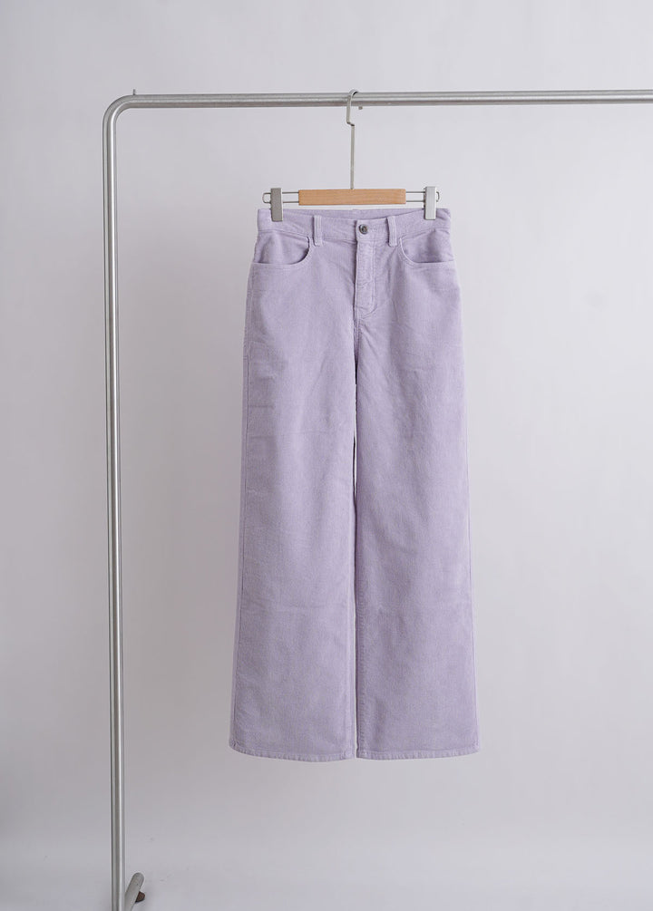 Women Comfortable and Wide Corduroy Pants Mune Fashion