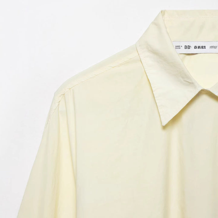 Ladies oversized shirt blouse with wide cut and continuous button placket Mune Fashion