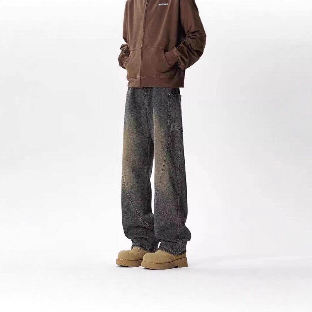 Men's Wide-Cut Casual Jeans Mune Fashion