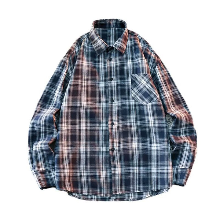 Women Oversized Check Shirt Mune Fashion