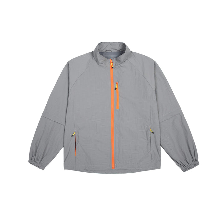 Men's lightweight ripstop overlay jacket with stand-up collar, chest pocket, and elastic cuffs Mune Fashion
