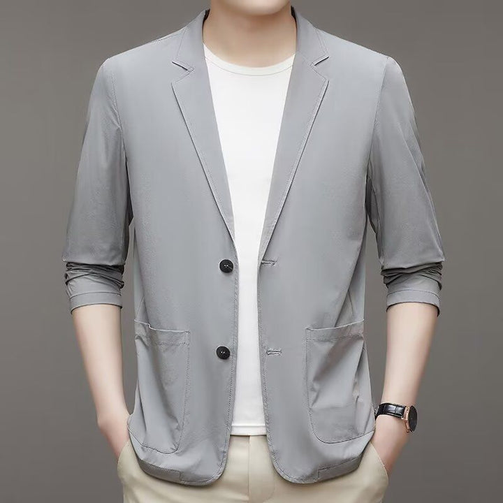 Men's Stylish Blazer with High Collar Mune Fashion