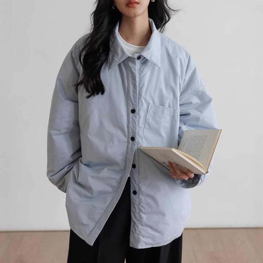 Women's Oversized Blouse with Button Detail Mune Fashion
