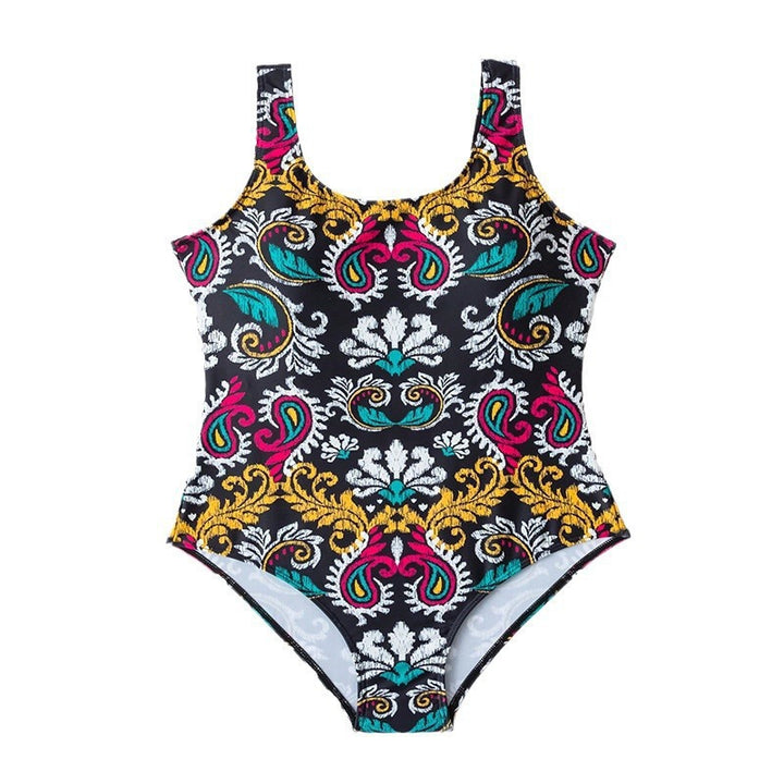 Women Elegant One-Piece Swimsuit with Floral Design and Fashionable Accents Mune Fashion