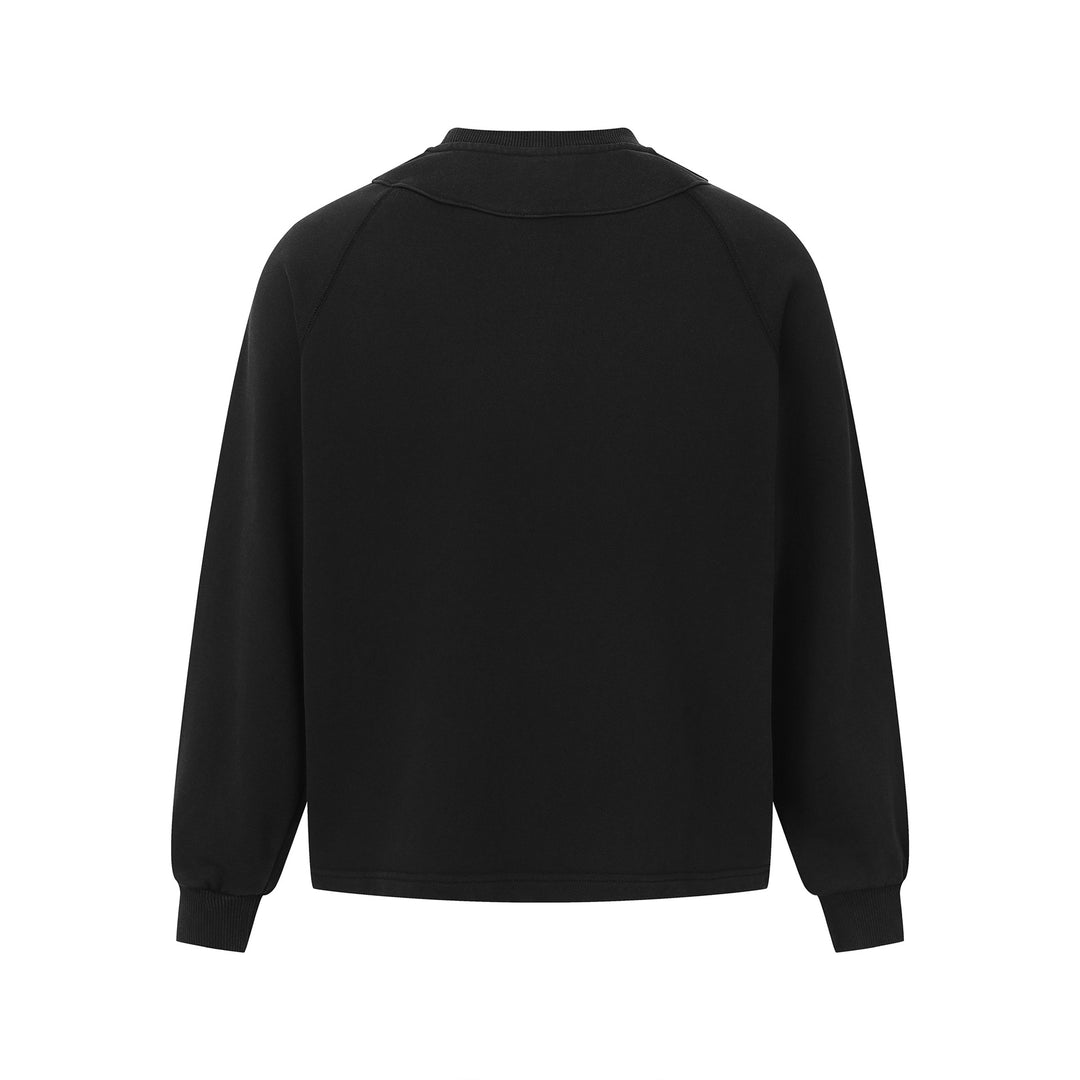 Unisex Oversize Sweatshirt with contrasting chest panel and kangaroo pocket Mune Fashion