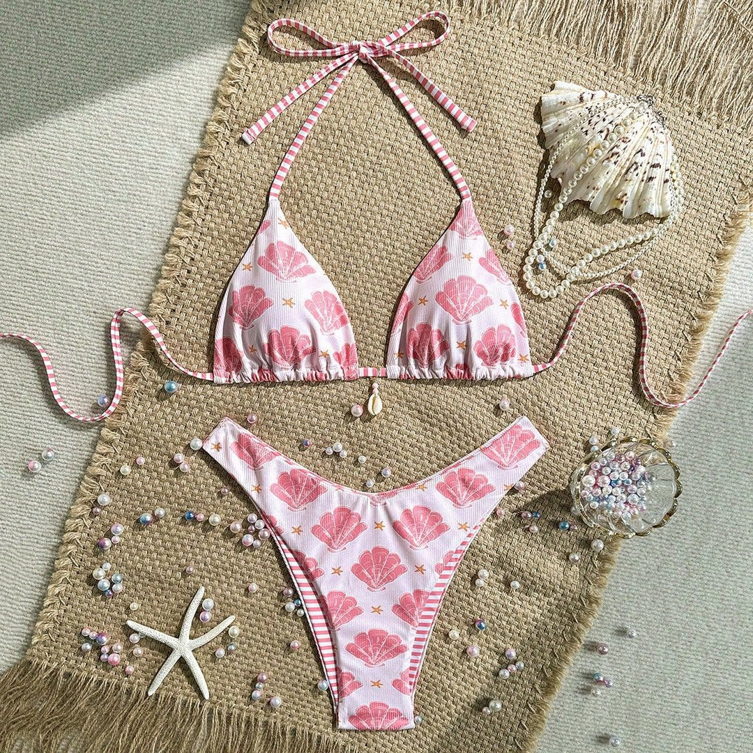 Women's Triangle Bikini Set Mune Fashion