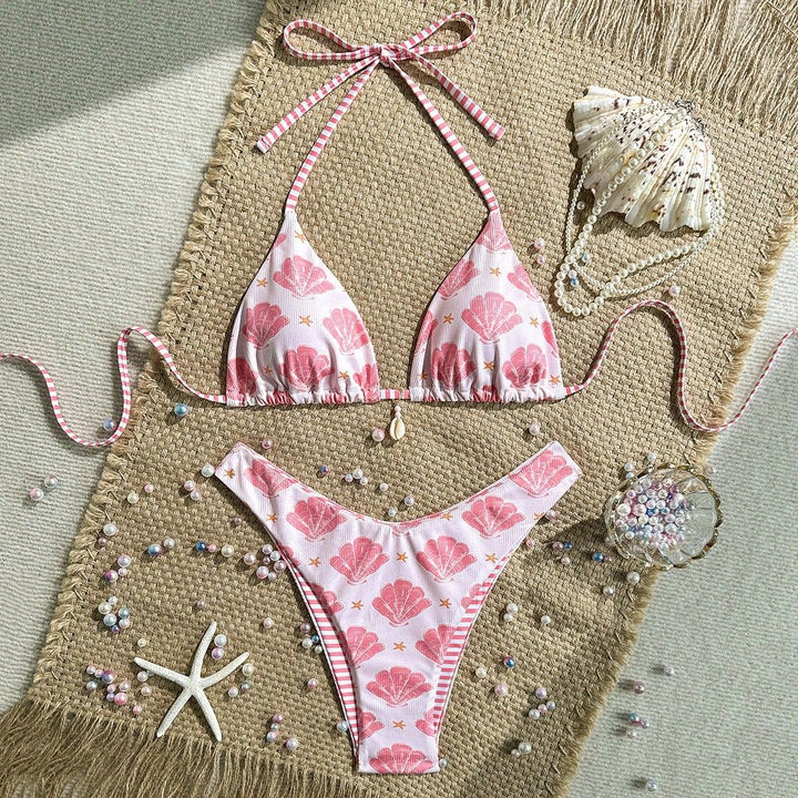 Women's Triangle Bikini Set Mune Fashion