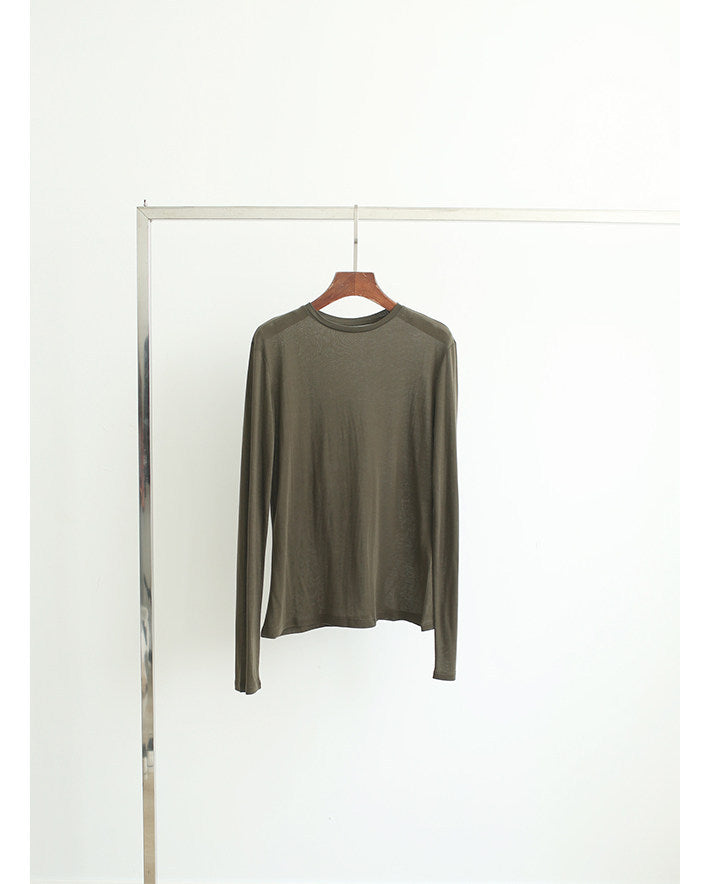 Women's Long Sleeve Shirt with Soft Touch Mune Fashion