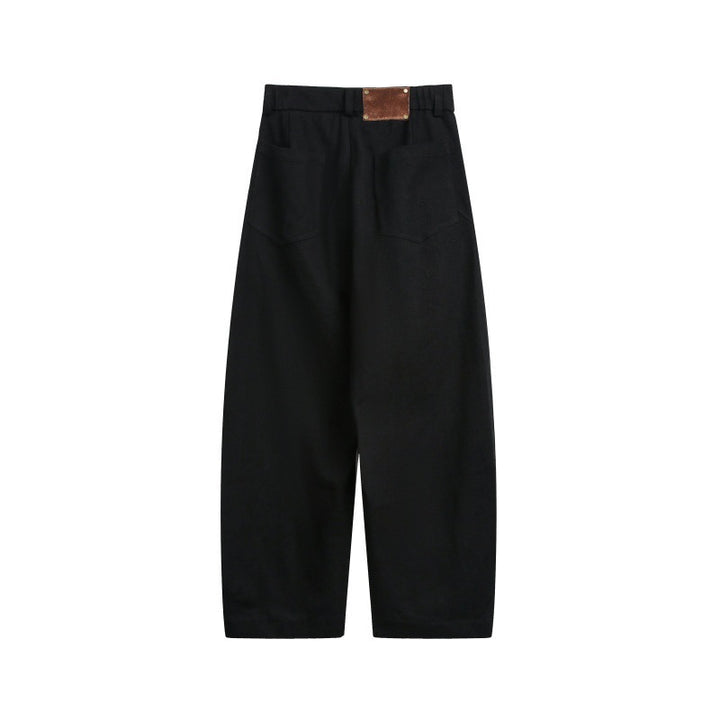 Unisex Wide Cropped Cargo Pants with High Waist and Utility Pockets Mune Fashion