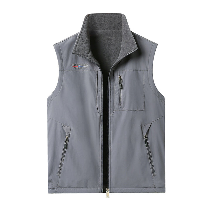Men Warm Lined Outdoor Vest Mune Fashion