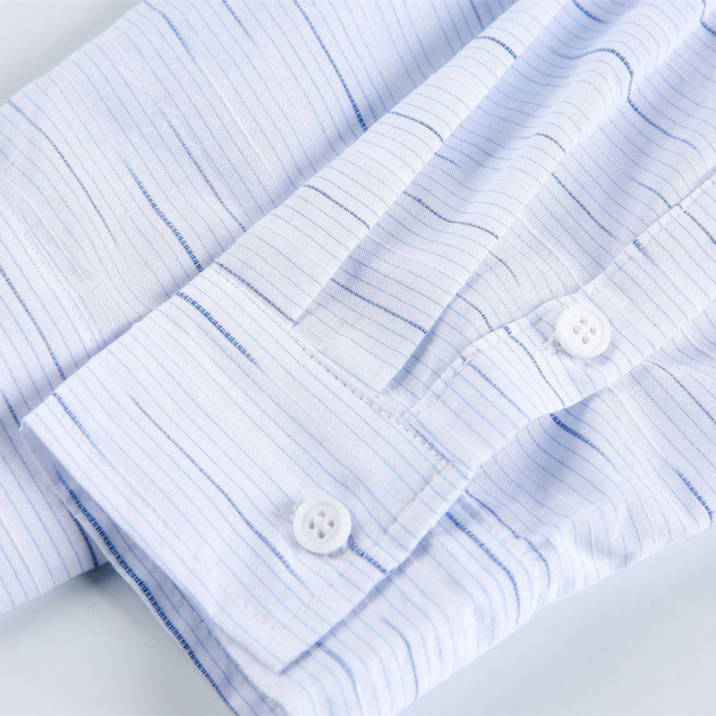Unisex Loose Overshirt Shirt made of cotton blend with chest pocket and continuous button placket Mune Fashion