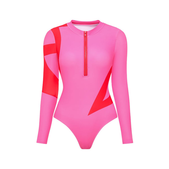 Women's One-Sided Swimsuit with Ruffle Details Mune Fashion