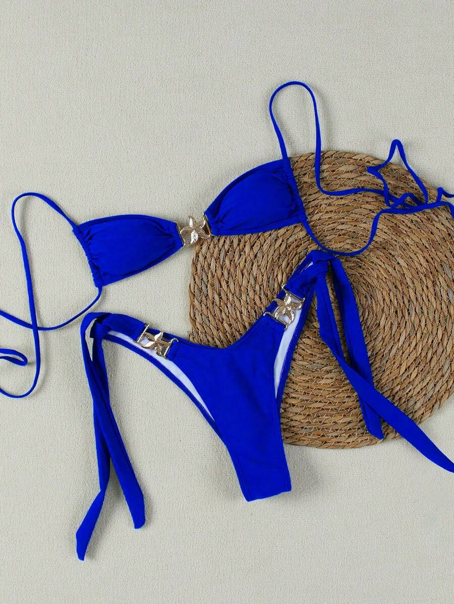 Women's Bikini Set with Elegant Buckles Mune Fashion