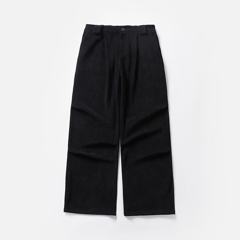 Women pleated trousers with wide leg and high waist Mune Fashion