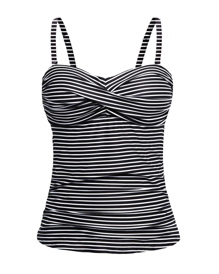 Ladies Tankini with sophisticated wrap design Mune Fashion