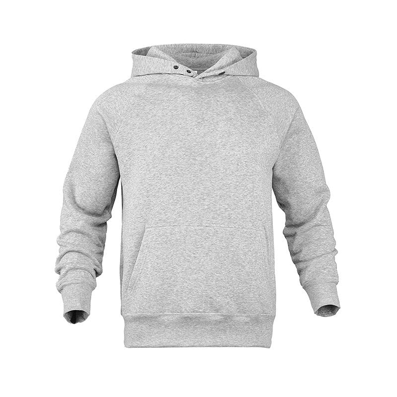 Men's Sweat Fabric Hoodie with Raglan Sleeves, Kangaroo Pocket and Reinforced Hem Mune Fashion
