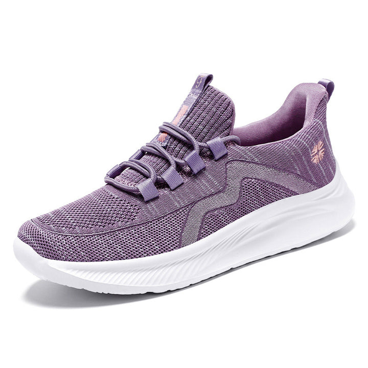 Women nan sporty knit sneakers with seamless sock shaft and reactive EVA midsole Mune Fashion