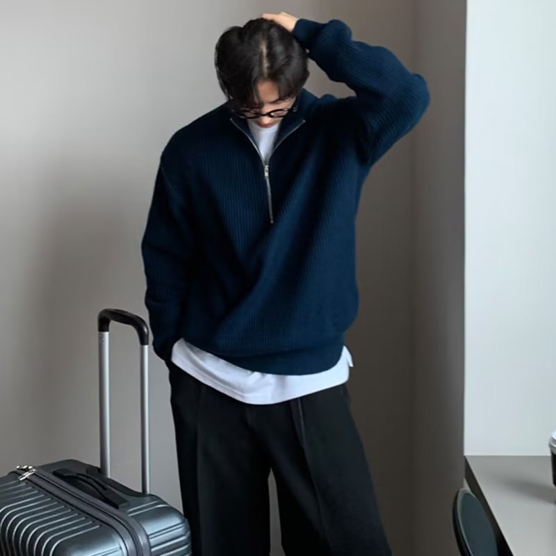 Men's Premium Zip Sweater Mune Fashion