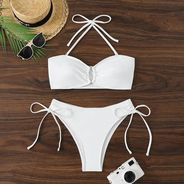 Women's bandeau bikini set with adjustable straps Mune Fashion
