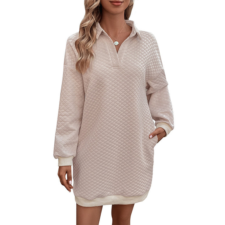 Women Sporty Oversized Sweater Dress Mune Fashion