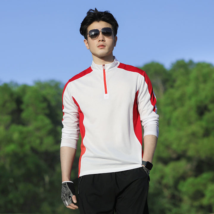 Women's Sports Long Sleeve with Half Zip and Breathable Inserts Mune Fashion
