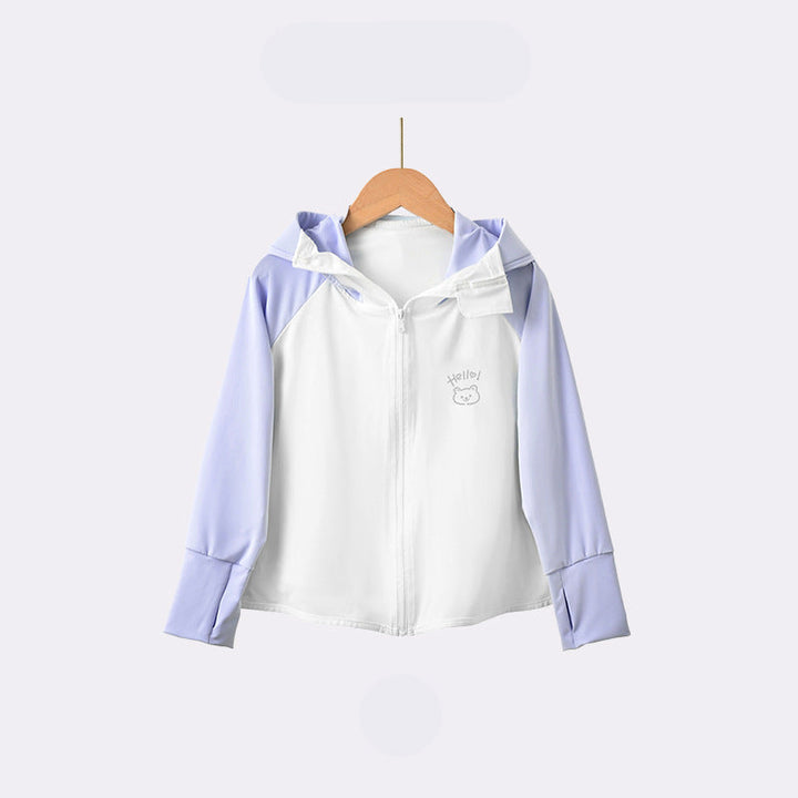 Children's UV protection jacket with hood and breathable properties Mune Fashion