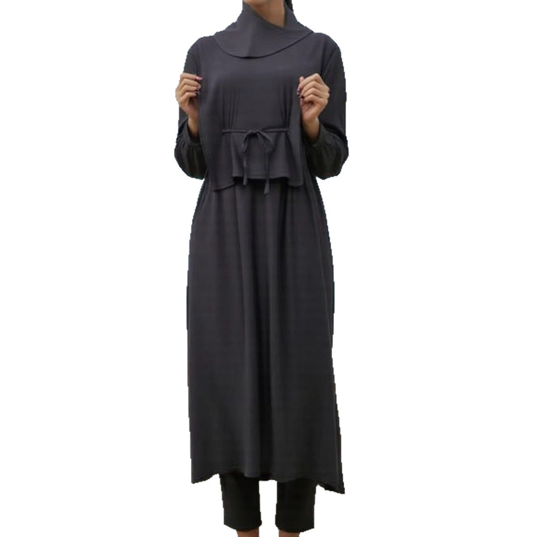 Women's fashionable and elegant beach suit with accompanying headscarf Mune Fashion