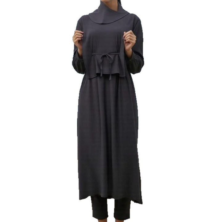 Women's fashionable and elegant beach suit with accompanying headscarf Mune Fashion